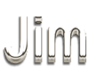 Jim name sticker
