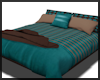 Teal/Brown Bed ~