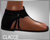 C black sandals