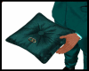 WEDDING RING PILLOW-TEAL