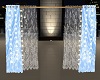 Blue Silk Curtains