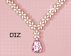 !!D Necklace Pink