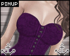 ⚓ | Lace Corset Purple