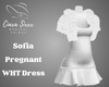Sofia Pregnant WHT Dress