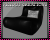 *V* Black Cuddle Chair