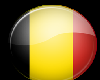 Belgium Button Stickers