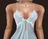(X) BlueSilk Dress,Sexy