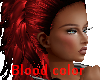 blood colored hair