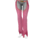 Pink Leather Chaps