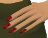 SLS red nails