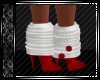 Red & White Winter Boots