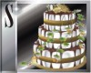 S wedding chocolate cake
