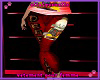 dead clown jeans red