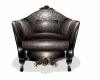 classy brown rose chair