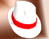 White Hat w Red Ribbon M