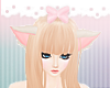 -M- Pale Kitty Ears