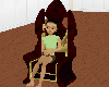 AV red and gold throne