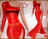 cK Gown Lux Glitter Red