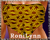Tan Floral Bandana M