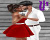Valentine Kiss Pose whte