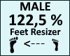 Feet Scaler 122,5% Male