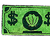 Dollar bills rug