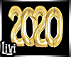 H.N.Y. 2020 Gold Sign
