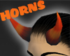 Orange Demon Horns