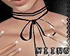 [W] Choker Wrap Necklace