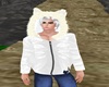 Cute Bat Hoody White M V
