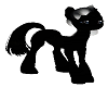 Black Baby Pony