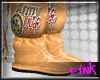 :PINK: orange boot