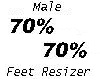 Feet Resizer 70%