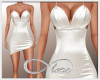 Satin Dress - White