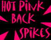 Hot Pink Back Spikes