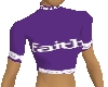 Faith purple abby shirt