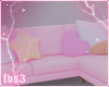 ♡  soft pink sofa