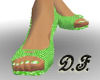 (DF) Lime Splash Shoes