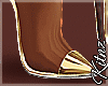VS Gold Heels