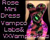 VXV Rose Mini Dress