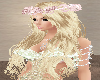 BLond Hair Pink Flowers