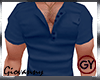 GY*TSHIRT MUSCLE NAVY
