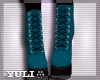 [Y]Teal Boots