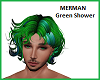 Merman Green Shower