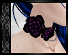 +Vio+ Rose Purple Choker