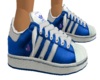 v's blue n white sneaker
