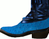 Blue Ostrich Cowboy Boot