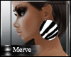 M~ Zebra earring