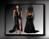 {C} Cozmic black gown