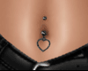 dangling heart bellyring